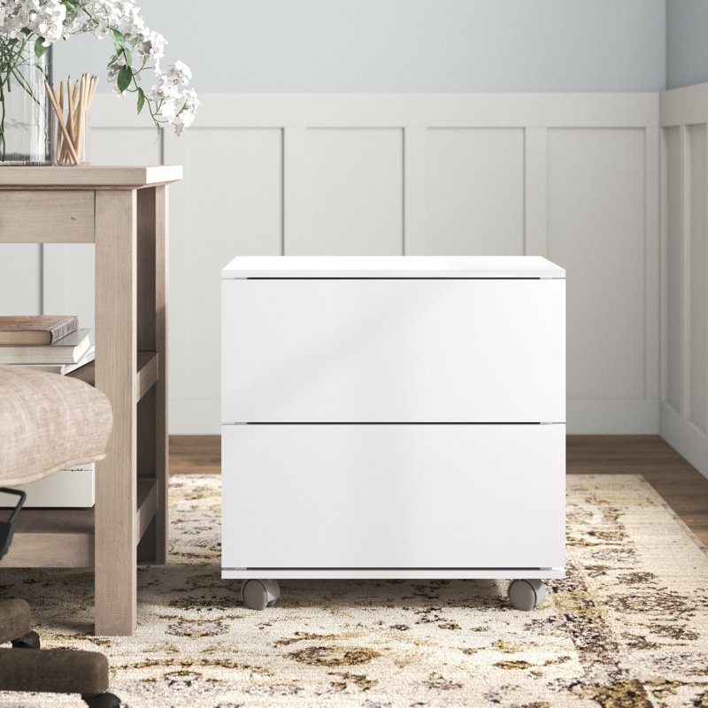 Lark Manor Monee 2 Drawer Mobile Cabinet Reviews Wayfair